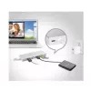 j5create JUD380 dock mini USB™ 3.0, 1x HDMI e 3x portas USB, prateado