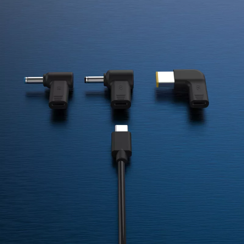 j5create JUP1565DCE3A-EN carregador mini GaN PD USB-C® 67W com 3 tipos de fichas DC - UE