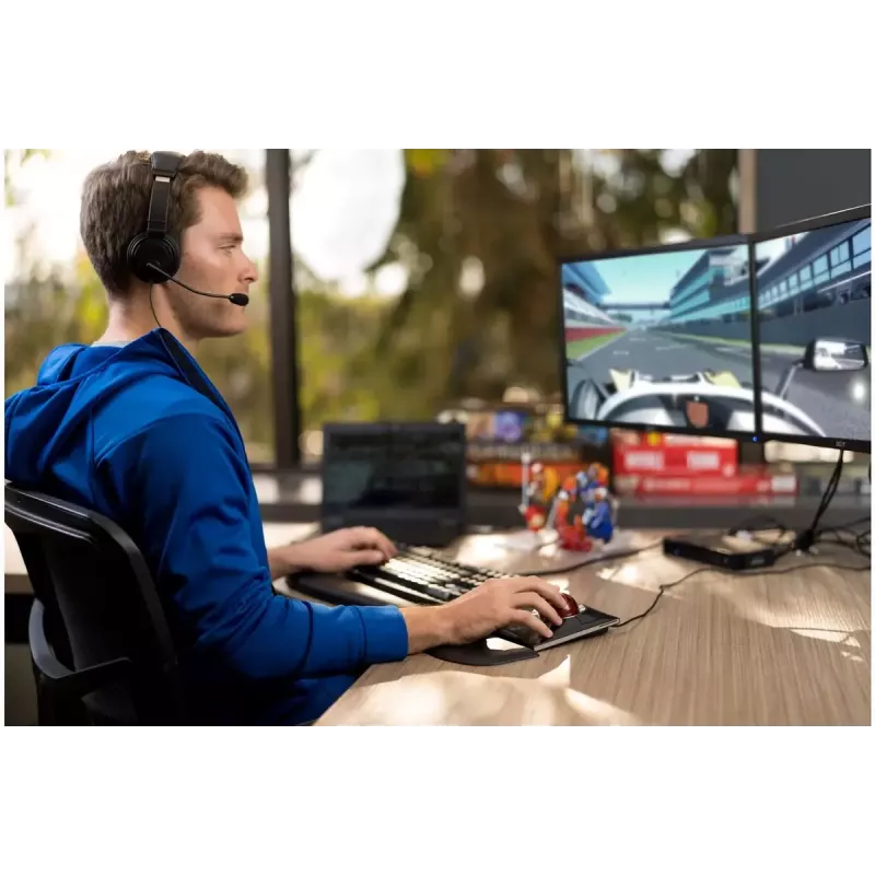 Repousa-pulsos Kensington ErgoSoft para teclados mecânicos e de gaming