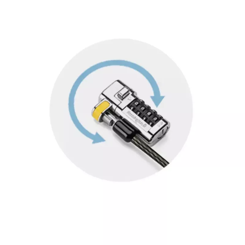 Cadeado de segurança universal com combinação para portátil Kensington ClickSafe