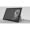 Cadeado de cabo com chave Kensington para Surface Pro e Surface Go, 1,8 m, Kensington, chave, aço carbono, preto, prateado