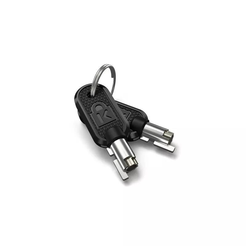 Cadeado de cabo com chave Kensington para Surface Pro e Surface Go, 1,8 m, Kensington, chave, aço carbono, preto, prateado