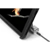 Cadeado de cabo com chave Kensington para Surface Pro e Surface Go, 1,8 m, Kensington, chave, aço carbono, preto, prateado