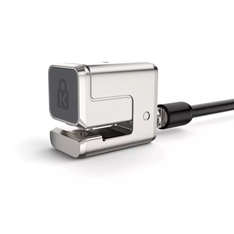 Cadeado de cabo com chave Kensington para Surface Pro e Surface Go, 1,8 m, Kensington, chave, aço carbono, preto, prateado