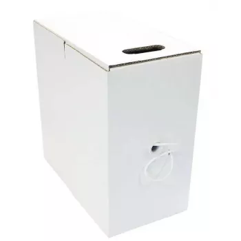 Cabo Ethernet MicroConnect U/UTP CAT6 305m branco, cabo de rede com condutor maciço