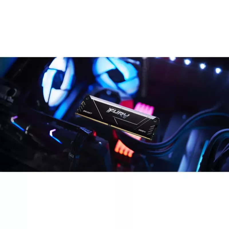 Kingston Technology FURY Beast 128GB 3600MT/s DDR4 CL18 DIMM (Kit de 4) RGB