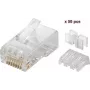 Microconnect KON503-50 Conector RJ45 Transparente