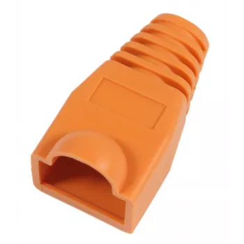 MicroConnect KON503O Bainha de alívio de tração RJ45, laranja, 50 unid.