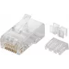 Microconnect KON505-10 Conector RJ45 Transparente