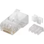Microconnect KON505-10 Conector RJ45 Transparente