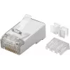 Microconnect KON506-10 Conector RJ45 Transparente