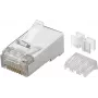 Microconnect KON506-10 Conector RJ45 Transparente