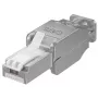 Microconnect KON522TL Conector RJ45 Prateado