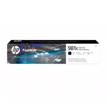HP 981X alta capacidade preto tinteiro original PageWide
