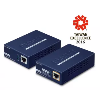 Transmissor e recetor de rede PLANET LRP-101U-KIT