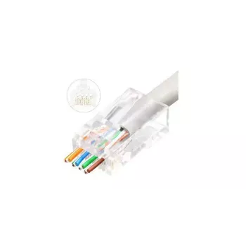 Conector de cabo RJ45 Lanview LVN125305, transparente