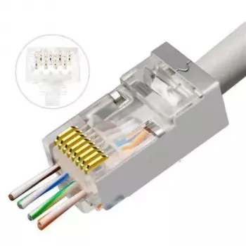 Conector de cabo RJ45 Lanview LVN125310, transparente