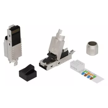 Conector de fio Lanview LVN125417 RJ45 zinco