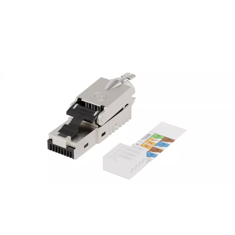 Conector de fio Lanview LVN125417 RJ45 zinco