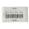 Caixa de embutir Lanview LVN126188UK-4 RJ-45 branca