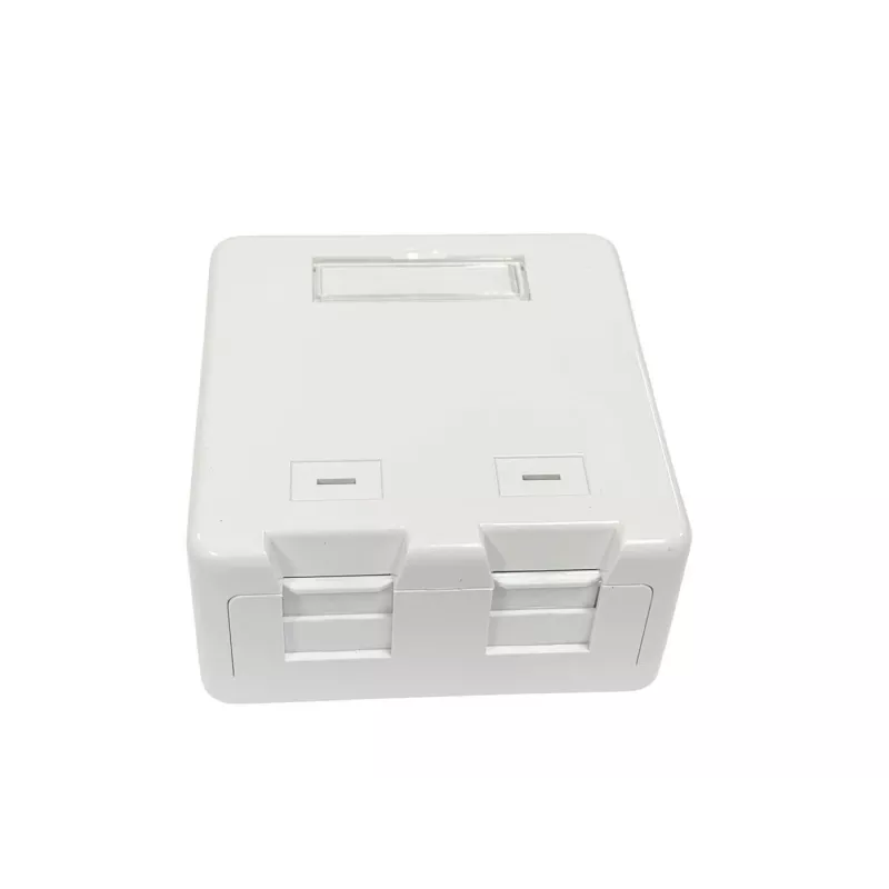 Caixa de ligação Lanview LVN127767 2 x RJ-45 branca