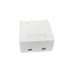 Caixa de ligação Lanview LVN127767 2 x RJ-45 branca