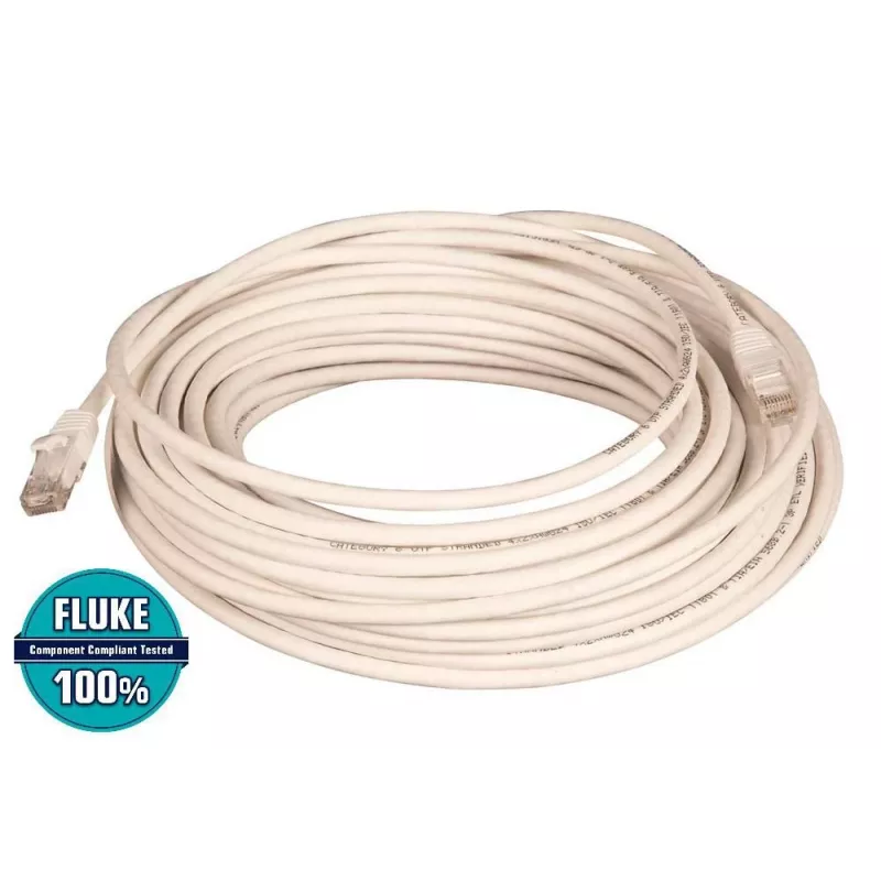 Cabo de rede Lanview LVN147145 branco 20 m Cat6 U/UTP (UTP)