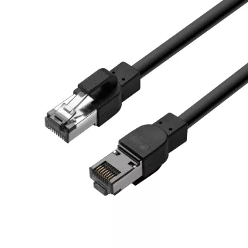 Cabo de rede Lanview LVN601SOUT preto 1 m Cat6a S/FTP (S-STP)
