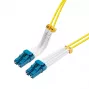Cabo de fibra ótica/InfiniBand Lanview LVO231407-FLEX 2 m LC LC/LC amarelo
