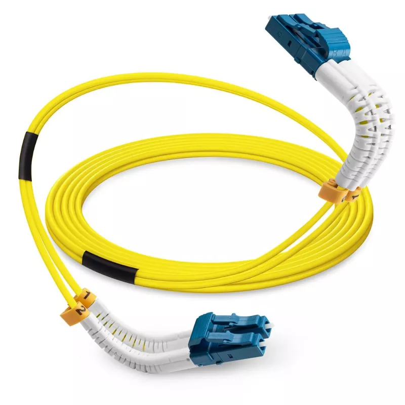 Cabo de fibra ótica/InfiniBand Lanview LVO231407-FLEX 2 m LC LC/LC amarelo