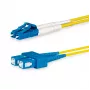 Cabo de fibra ótica/InfiniBand Lanview LVO231491 1 m 2x LC 2x SC amarelo