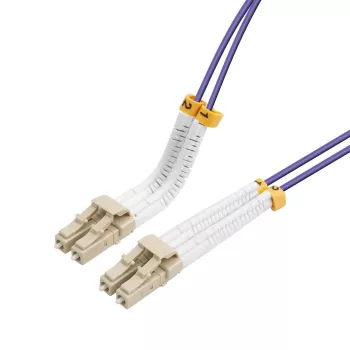 Cabo de fibra ótica/InfiniBand Lanview LVO2318005-FLEX 0,5 m LC LC/LC violeta
