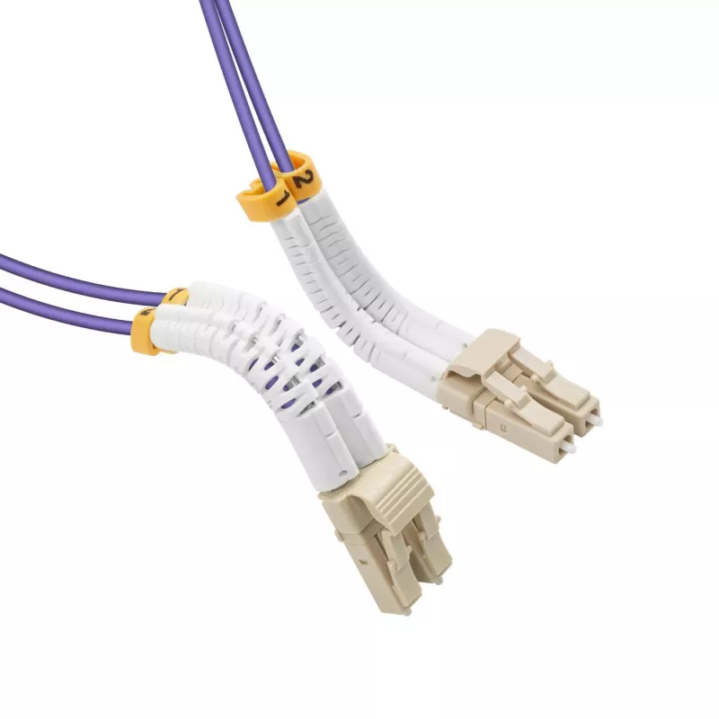 Cabo de fibra ótica/InfiniBand Lanview LVO2318005-FLEX 0,5 m LC LC/LC violeta