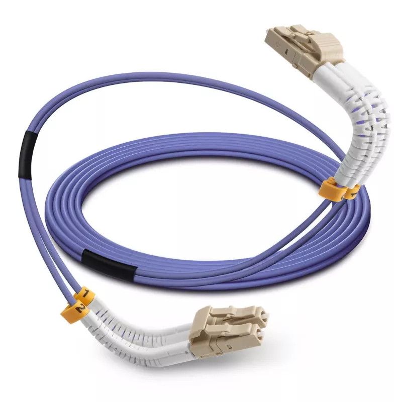 Cabo de fibra ótica/InfiniBand Lanview LVO231810-FLEX 1 m LC LC/LC lilás