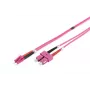 Lanview LVO231814 Cabo InfiniBand/fibra ótica 2 m 2x SC 2x LC lilás