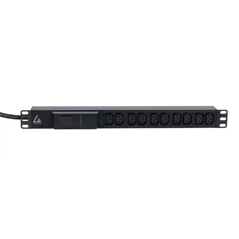 Lanview LVR261877 Unidade de distribuição de energia (PDU) 10 saídas AC 1U preto