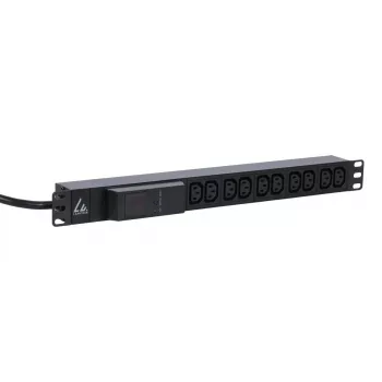 Lanview LVR261877 Unidade de distribuição de energia (PDU) 10 saídas AC 1U preto