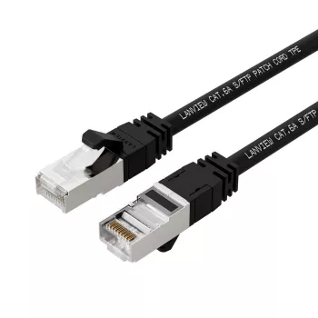 Lanview LV-SFTP6A015B Cabo de rede preto 1,5 m S/FTP (S-STP)