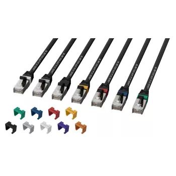 Lanview LV-SFTP6A015B Cabo de rede preto 1,5 m S/FTP (S-STP)