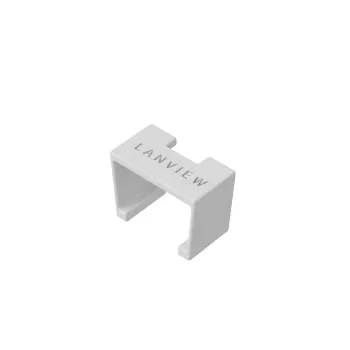 Cli de codificação por cores Lanview LVT-SC-W plástico branco 10 mm 20 unid.