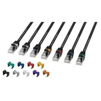 Lanview LV-UTP6A05B cabo de rede preto 5 m S/FTP (S-STP)