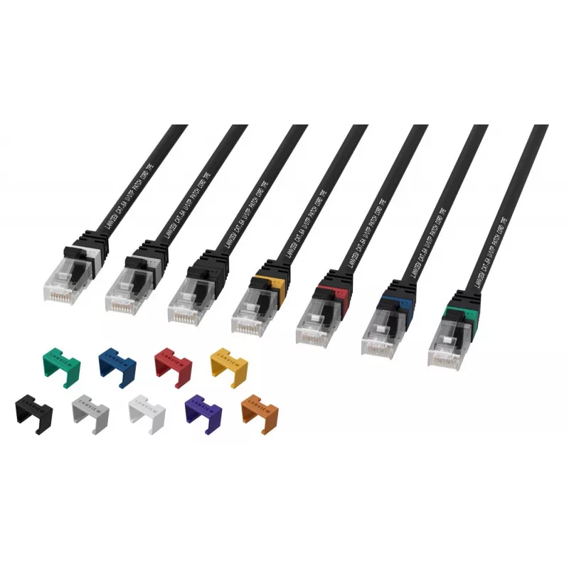 Lanview LV-UTP6A15B Cabo de patch Cat6A U/UTP, 15 m, preto