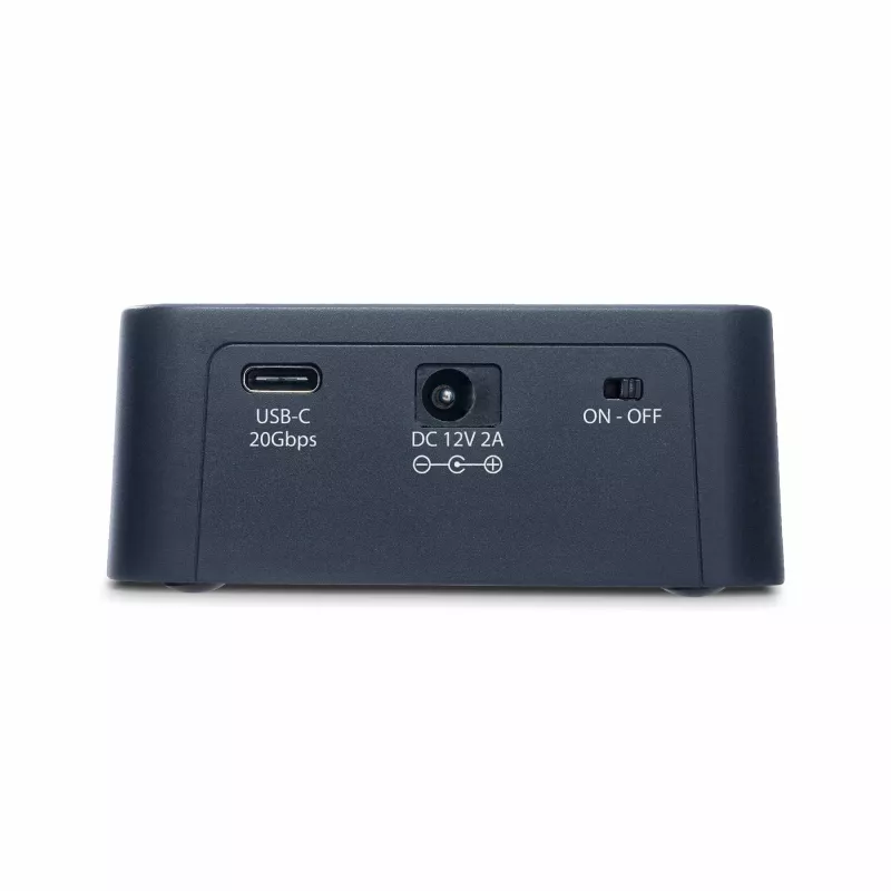 StarTech.com M2-HDD-DUPLICATOR-N1 duplicador e dock autónomo 1:1 para unidades M.2 NVMe (PCIe), até 90 GB/min, USB-C 20 Gbps, de dois compartimentos, em conformidade com TAA