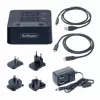 StarTech.com M2-HDD-DUPLICATOR-N1 duplicador e dock autónomo 1:1 para unidades M.2 NVMe (PCIe), até 90 GB/min, USB-C 20 Gbps, de dois compartimentos, em conformidade com TAA