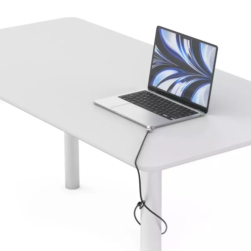 Compulocks Ledge para MacBook Air 13 polegadas M2 e M3 com fechadura de chave Prateado