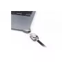 Compulocks Ledge para MacBook Air 13 polegadas M2 e M3 com fechadura de chave Prateado