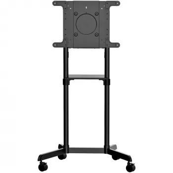StarTech.com Carrinho de TV móvel - Suporte de TV rolante portátil para ecrã VESA de 37-70 polegadas (154lb/70kg) - Suporte de TV com prateleira e compartimento de arrumação - Ecrã giratório/inclinável - Suporte de TV universal sobre rodas