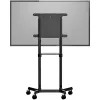 StarTech.com Carrinho de TV móvel - Suporte de TV rolante portátil para ecrã VESA de 37-70 polegadas (154lb/70kg) - Suporte de TV com prateleira e compartimento de arrumação - Ecrã giratório/inclinável - Suporte de TV universal sobre rodas