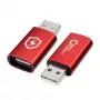 Microconnect MC-AAADAP-SC Adaptador de cabo USB A Vermelho