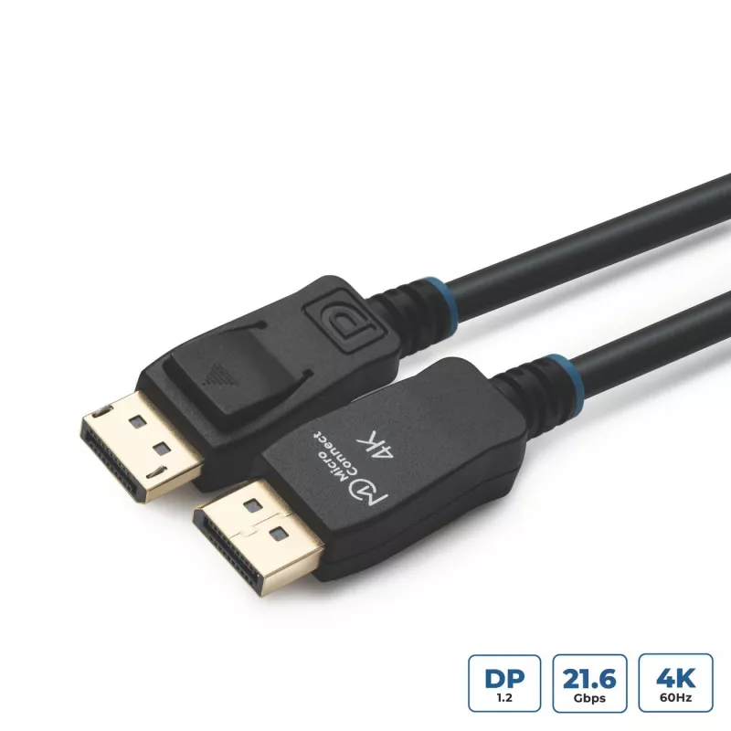 Cabo DisplayPort Microconnect MC-DP-MMG-300 3 m preto